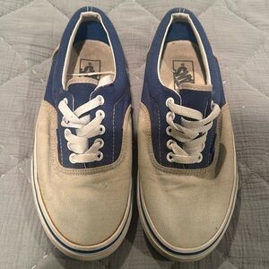 Vans blue and gray lace up size men’s 7.5